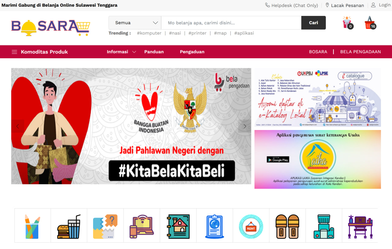 Kerjasama Pemanfaatan Aplikasi Bosara Biro PBJ Sulawesi Tenggara