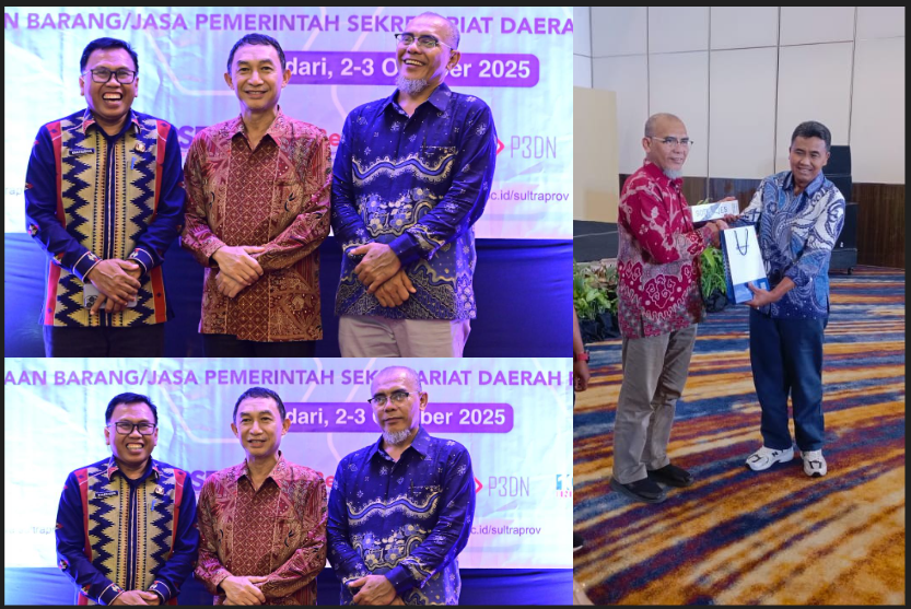 Kepala Bagian PBJ Sekretariat Daerah Kabupaten Wakatobi Hadiri Rakor UKPBJ Se-Sultra, Pulang Bawa Hadiah