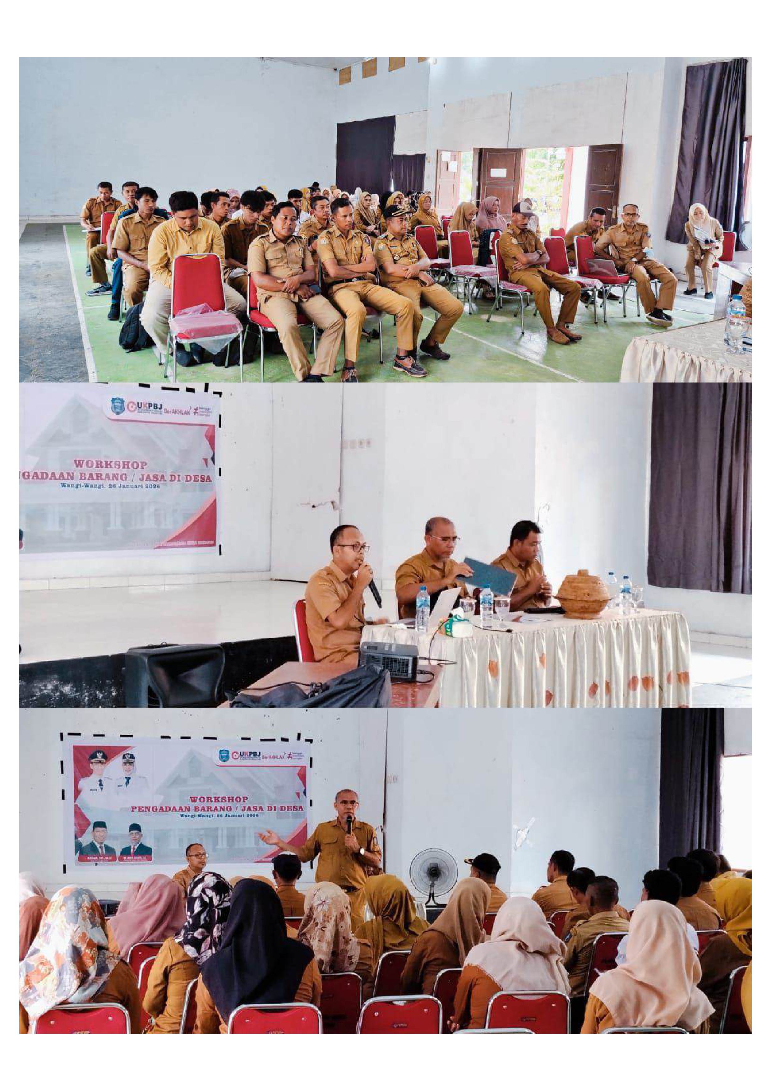 WORKSHOP PENGADAAN BARANG/JASA DI DESA (KEC. WANGI-WANGI)